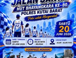 Pererat Kedekatan dengan Warga, Polres Kutai Barat Ajak Masyarakat Ramaikan Jalan Santai HUT Bhayangkara ke-80