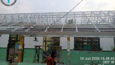 Pembangunan Revitalisasi Satuan Pendidikan (SMP) 3 Tunjung Teja Bersumber APBN Seharusnya Swakelola, Diduga Oleh Pihak Ke Tiga Jelas Langgar Aturan