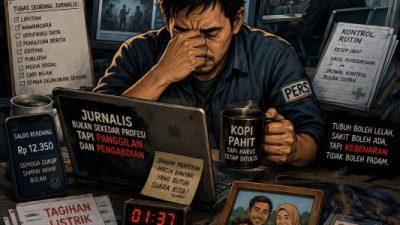 KETIKA WARTAWAN ITU SENDIRI SEDANG BERJUANG: Antara Ruang Redaksi, Ruang Perawatan, dan Tanggung Jawab yang Tak Pernah Selesai