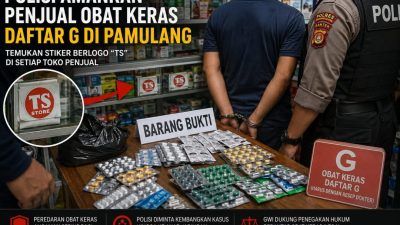 Gabungan Media dan Organisasi Pers GWI (Gabungnya Wartawan Indonesia) Desak Polisi Usut Tuntas Jaringan Peredaran Obat Keras Daftar G di Pamulang