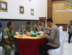 Kapolres Probolinggo Kota Kunjungi Dandim 0820, Perkuat Soliditas dan Sinergitas TNI–Polri