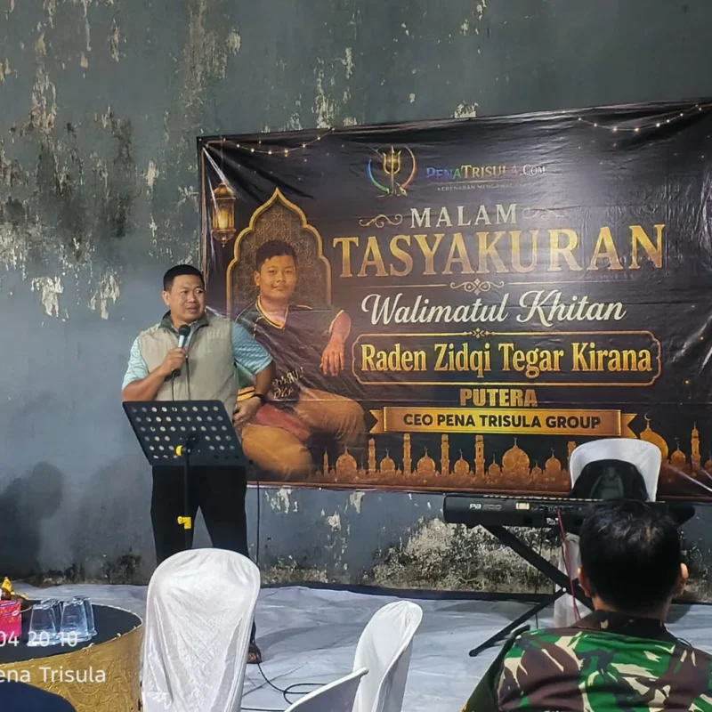 Camat Kademangan Hadiri Syukuran Putra Pemimpin Media Pena Trisula Group
