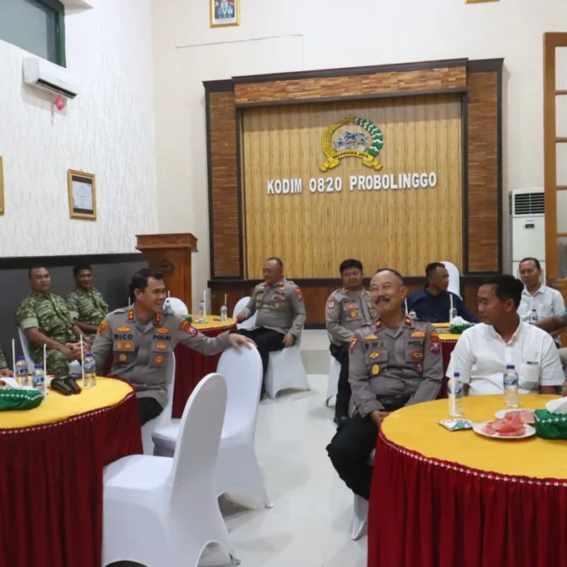 Kapolres Probolinggo Kota Kunjungi Dandim 0820, Perkuat Soliditas dan Sinergitas TNI–Polri