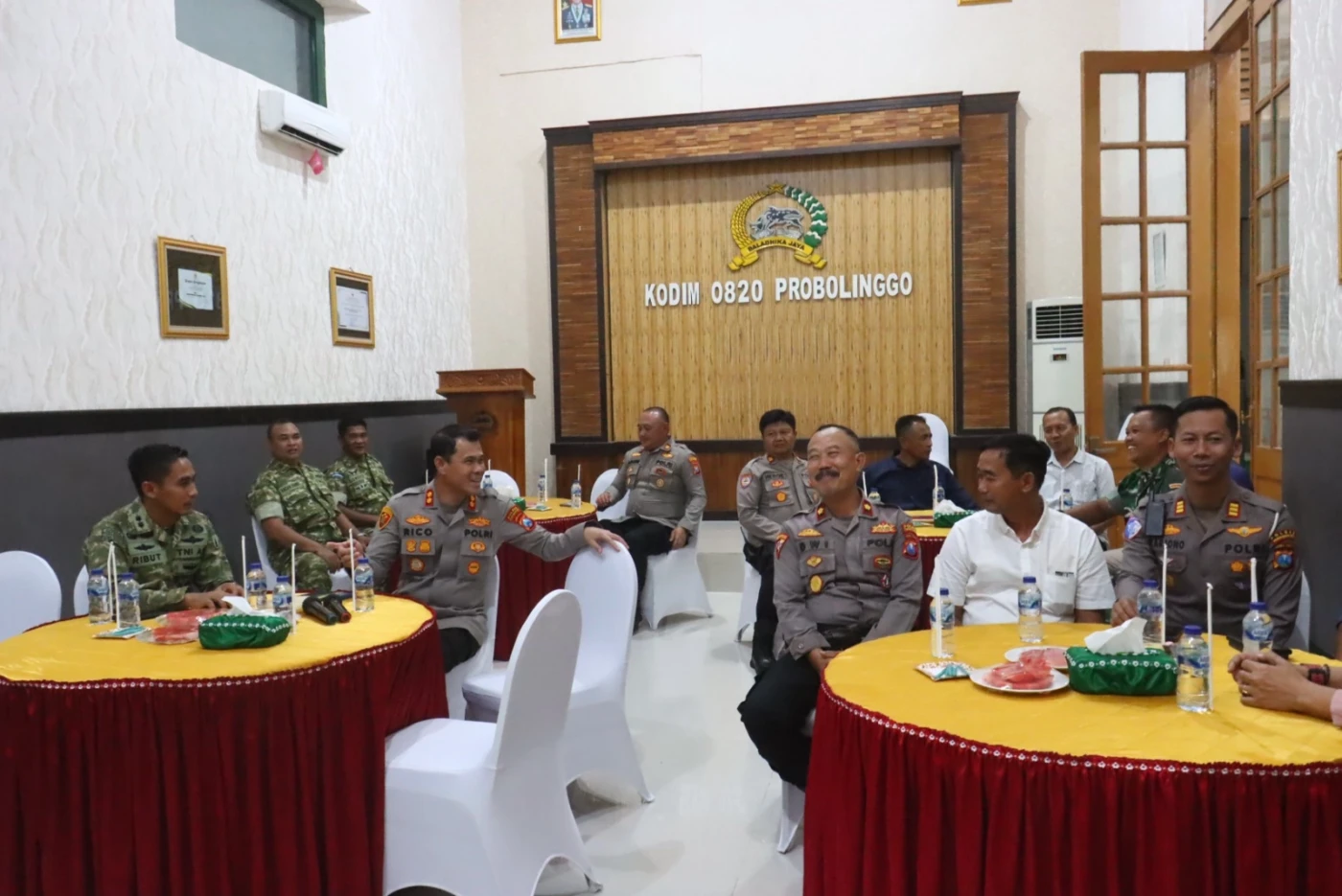Kapolres Probolinggo Kota Kunjungi Dandim 0820, Perkuat Soliditas dan Sinergitas TNI–Polri