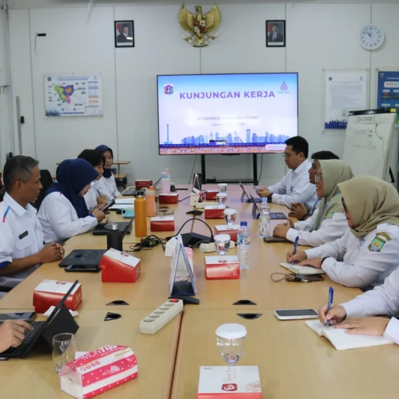 Perumda Tirta Benteng Kota Tangerang Laksanakan Studi Tiru ke PAM JAYA Terkait Pengendalian Pemanfaatan Air Tanah