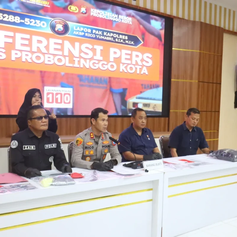 Dalam Sepekan, Polres Probolinggo Kota Ungkap 3 Kasus Narkoba, Sita 20 Gram Sabu