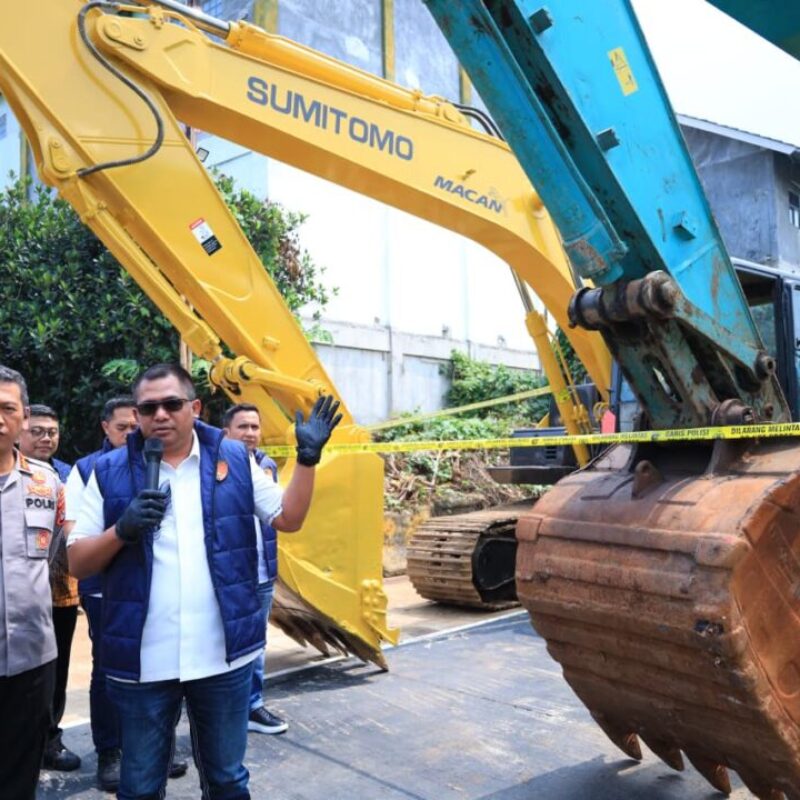 Polda Banten Ungkap 6 Lokasi Tambang Ilegal dan Penyalahgunaan BBM Bersubsidi, 7 Tersangka Ditahan