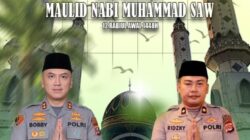 Kapolres Cilegon dan Wakapolres Beserta Jajaran Ucapkan Selamat Memperingati Maulid Nabi Muhammad SAW 1448 Hijriah