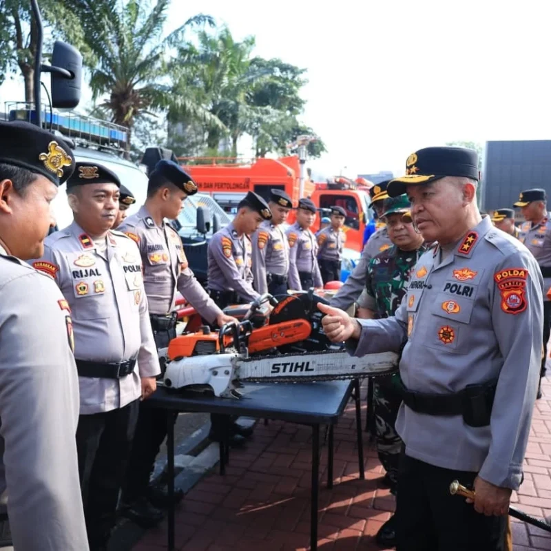 Polda Banten Gelar Apel Kesiapsiagaan Karhutla 2026, Perkuat Sinergi Antisipasi Bencana