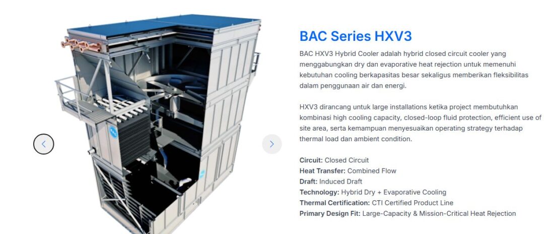 Hxv3 data center cooling tower
