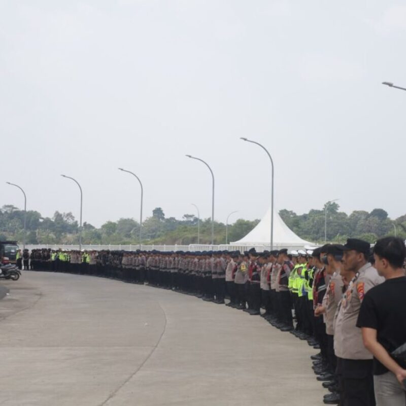 200 Personel Gabungan Amankan Pertandingan Sepak Bola di Banten International Stadium
