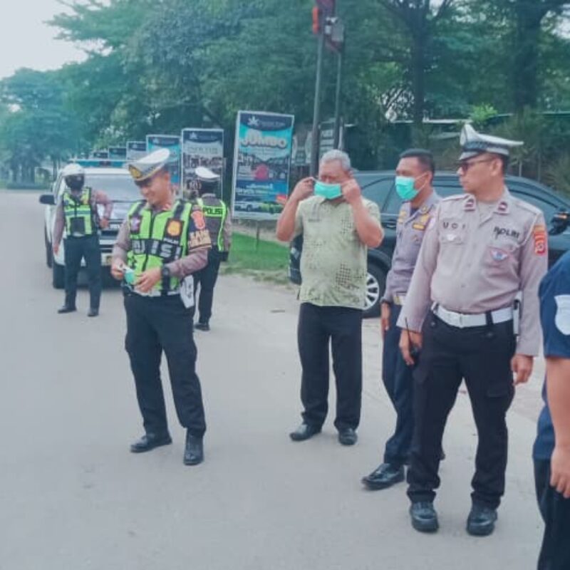 Satlantas Polres Cilegon Bergerak, Tertibkan Truk Tambang dan Parkir Liar di Jalur Lingkar Selatan
