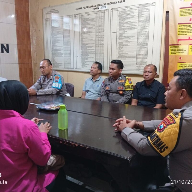 Polsek Kademangan Dukung Penuh Program Perlinsos Pemerintah