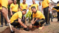 Green Policing Polda Banten dan Jajaran Tanam 1.000 Pohon